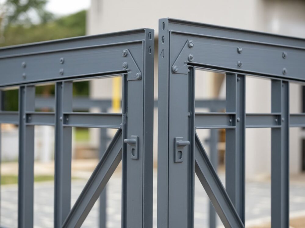 Profil 90x60 do bramy dwuskrzydłowej