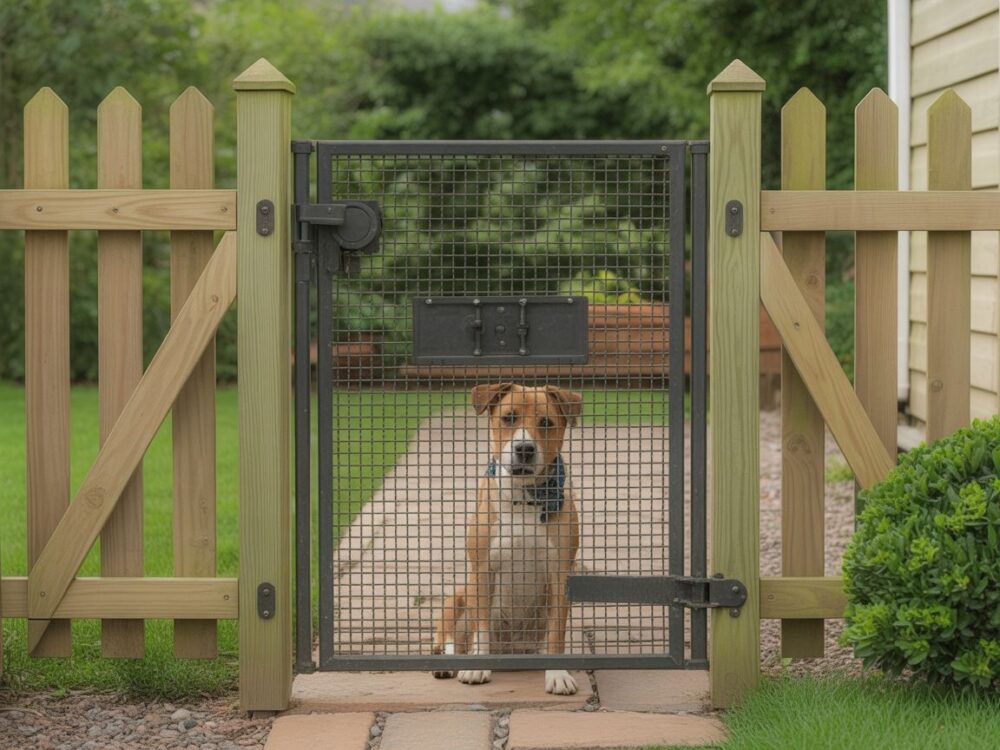 brama z listwą antykopową