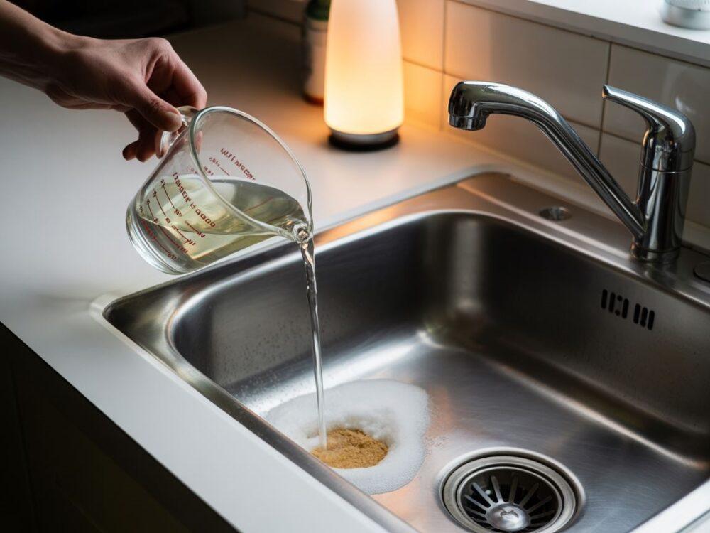 domowe odtykanie zlewu