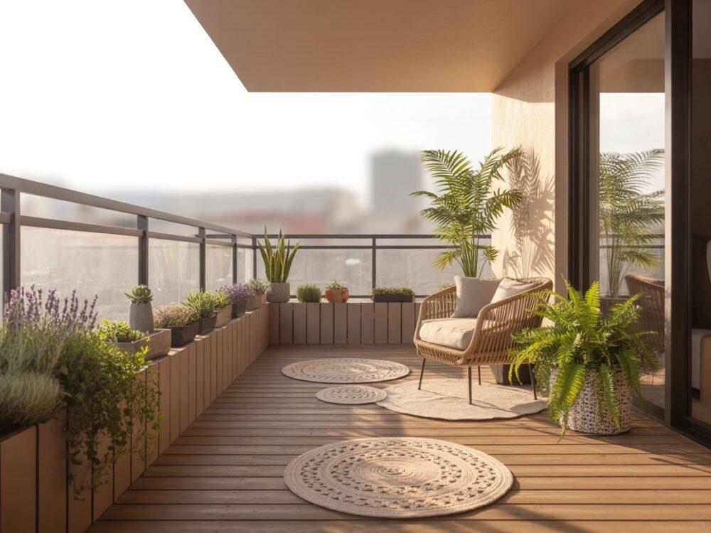 dywan zewnętrzny balkon