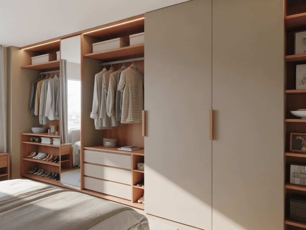 garderoba w pokoju