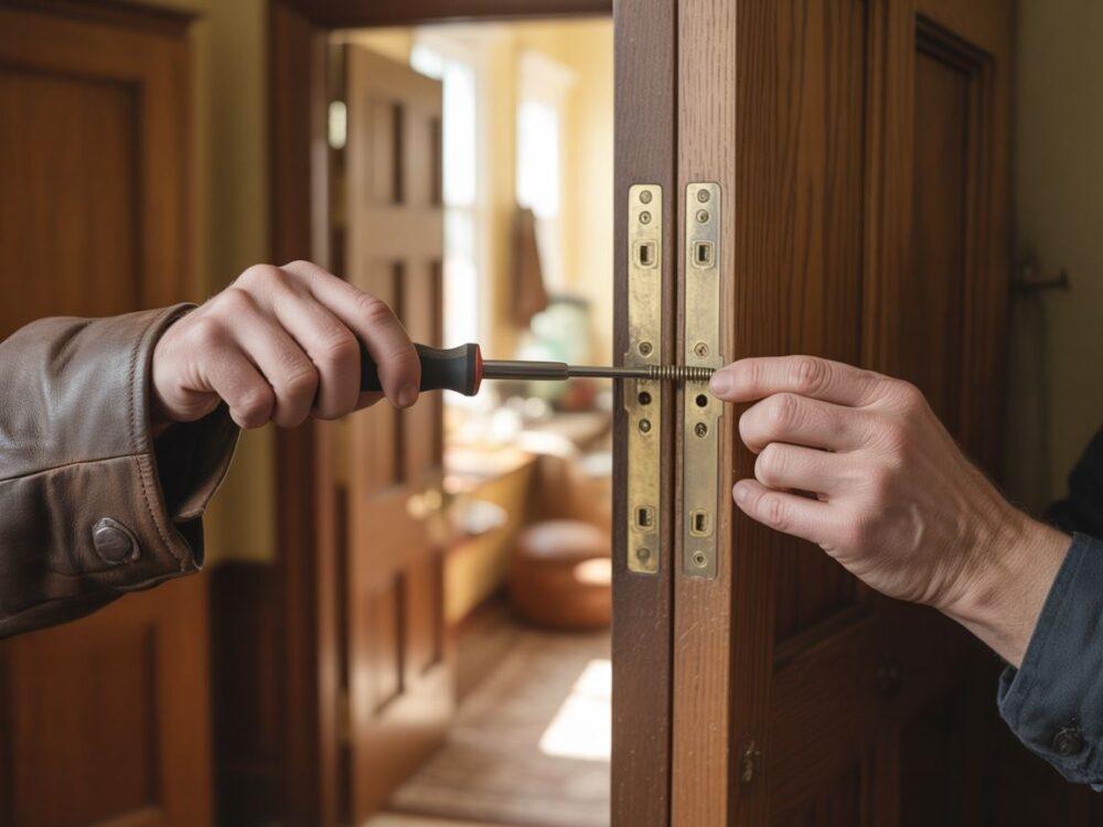 klucz imbusowy przy zawiasie