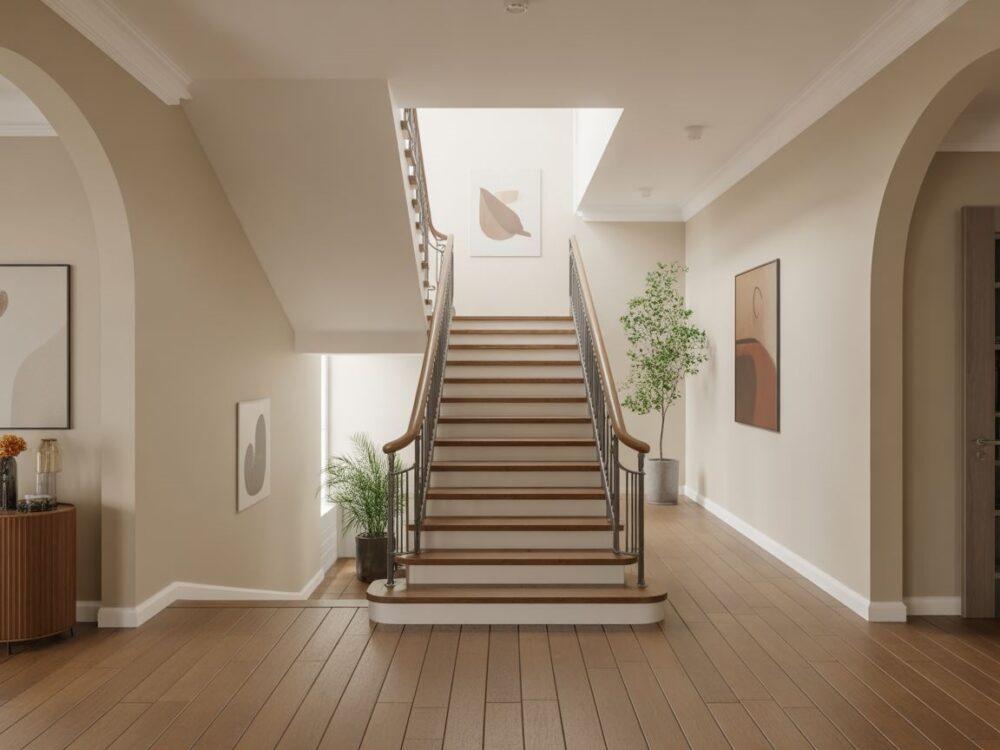 korytarz ze schodami