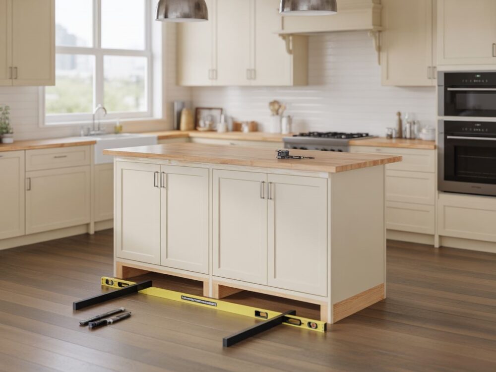 montaż wyspy kuchennej