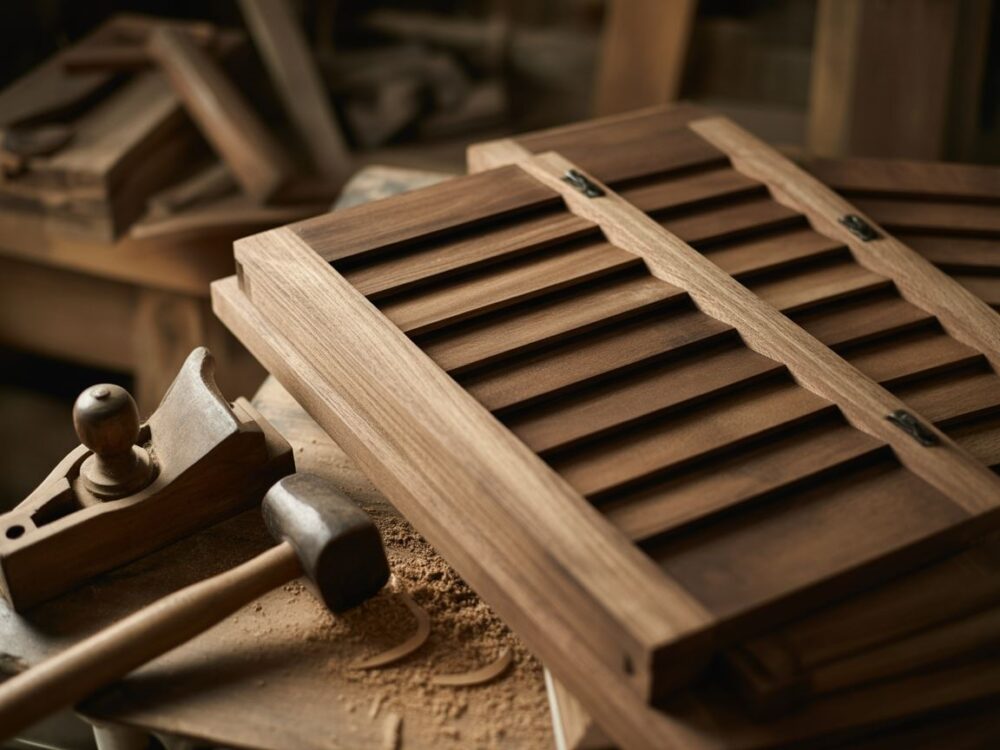 montaż zawiasów okiennic