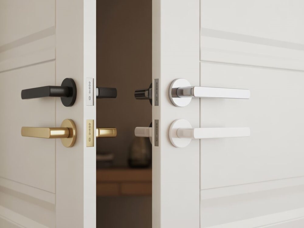 nowoczesna klamka drzwiowa