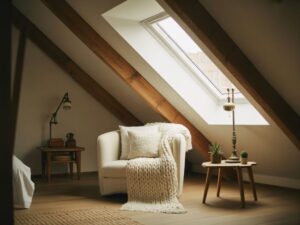 okna dachowe i światło