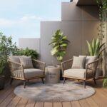 palety jako podest balkon