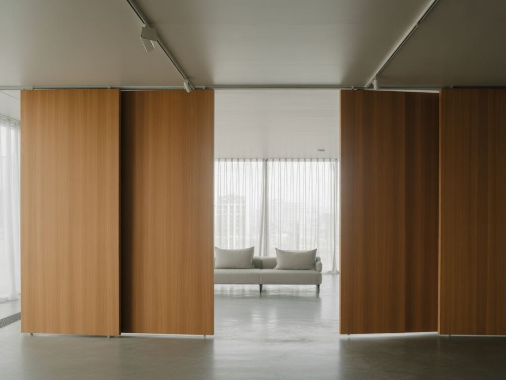 panele sufitowe do podziału przestrzeni