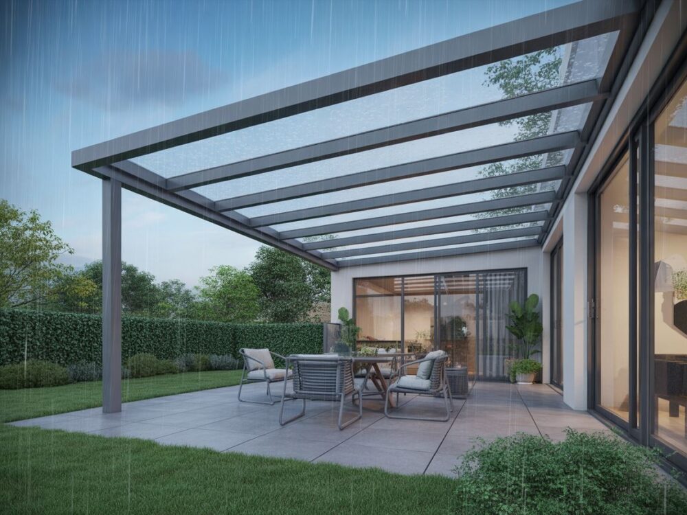 poliwęglanowe zadaszenie tarasu