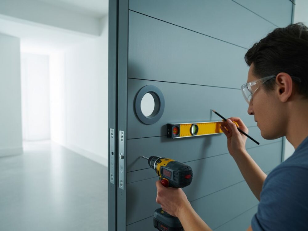 pomiar wysokości wizjera