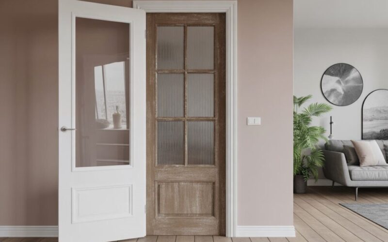 Jak przerobić stare drzwi z szybą na nowoczesne? 4 pomysły, które odmienią wnętrze