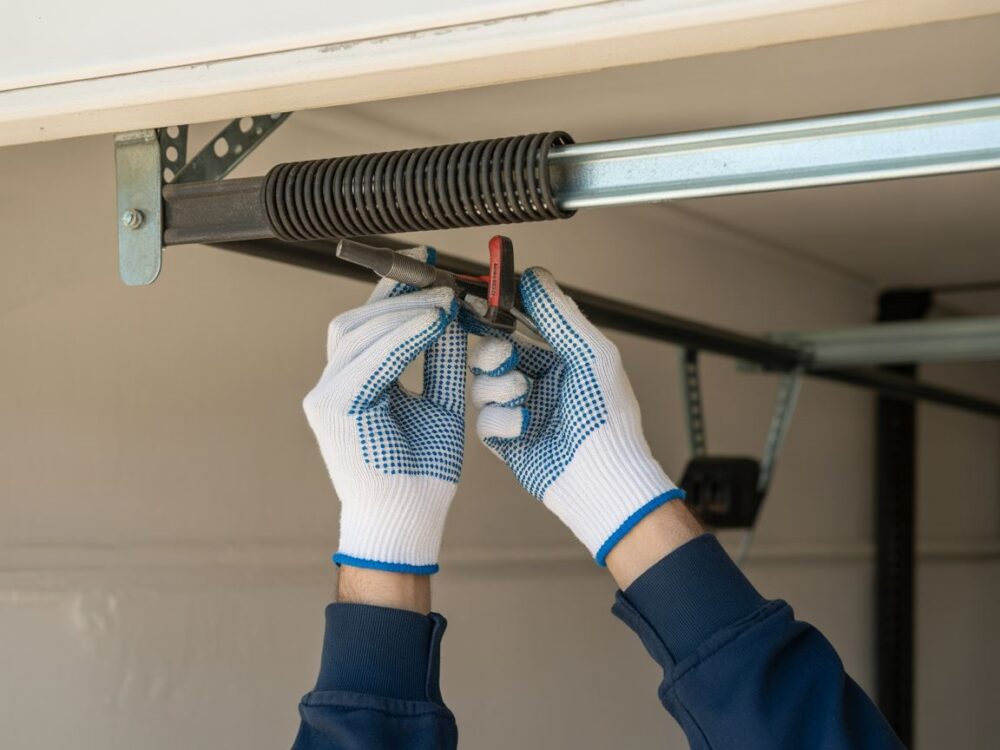 regulacja sprężyny bramy