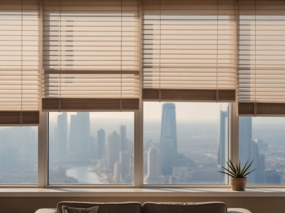 roleta plisowana na oknie