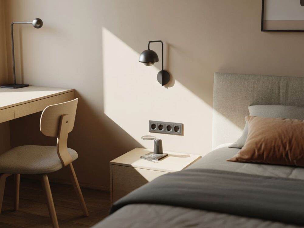 rozmieszczenie gniazd co 12 stóp