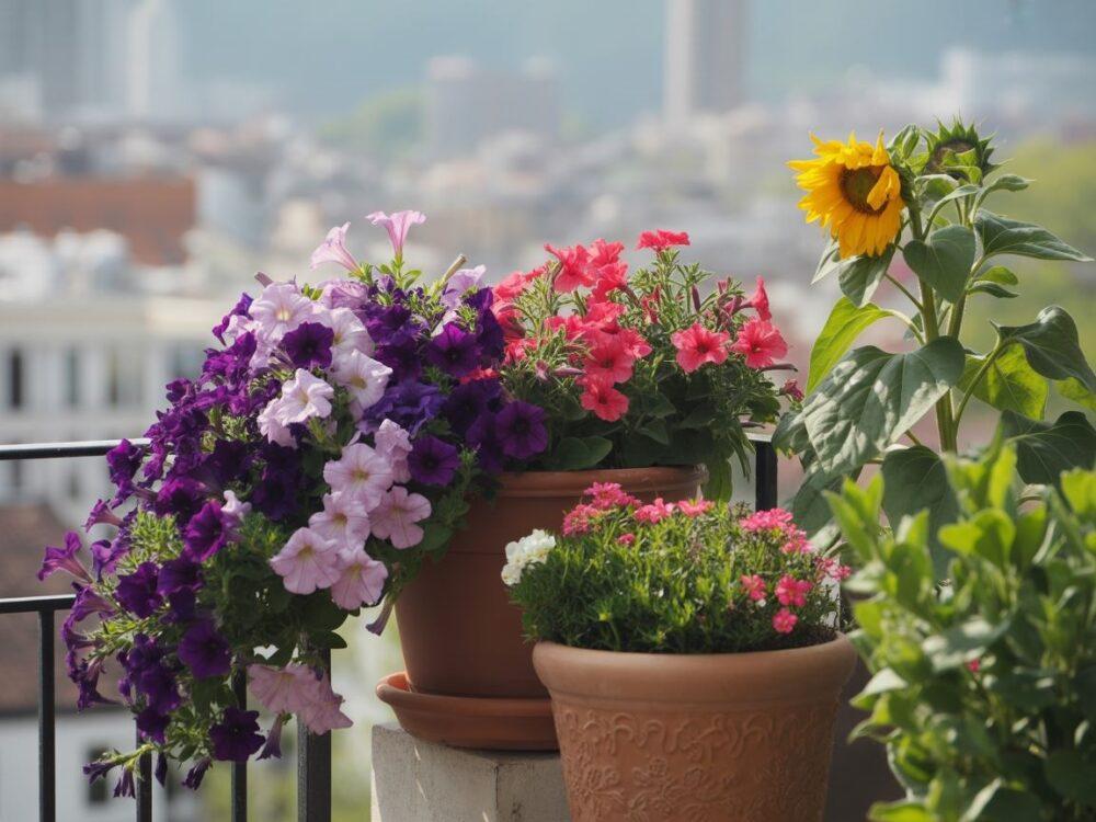 sadzenie roślin balkonowych