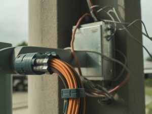 schemat podłączenia fotokomórek