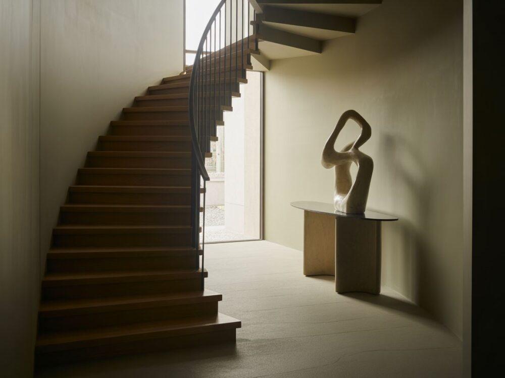 skandynawski wystrój korytarza