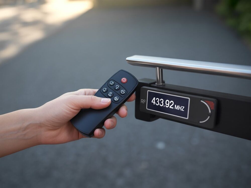 sprawdzanie częstotliwości bramy