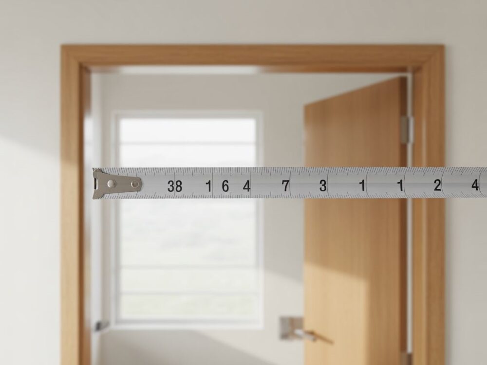 standard drzwi łazienkowych