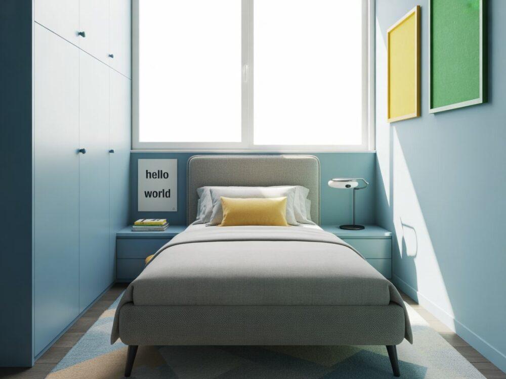 szafa z lustrzanymi drzwiami