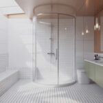 szklana kabina prysznicowa narożna