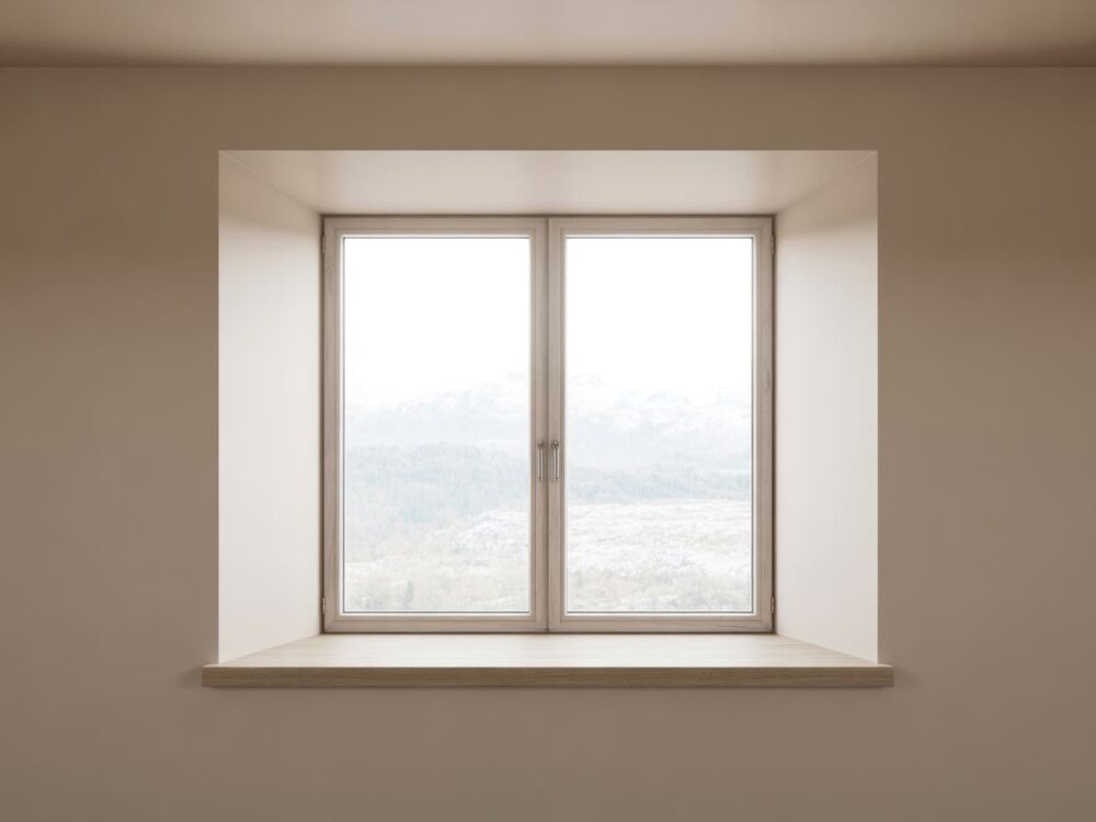 wnęka okienna minimalistyczna